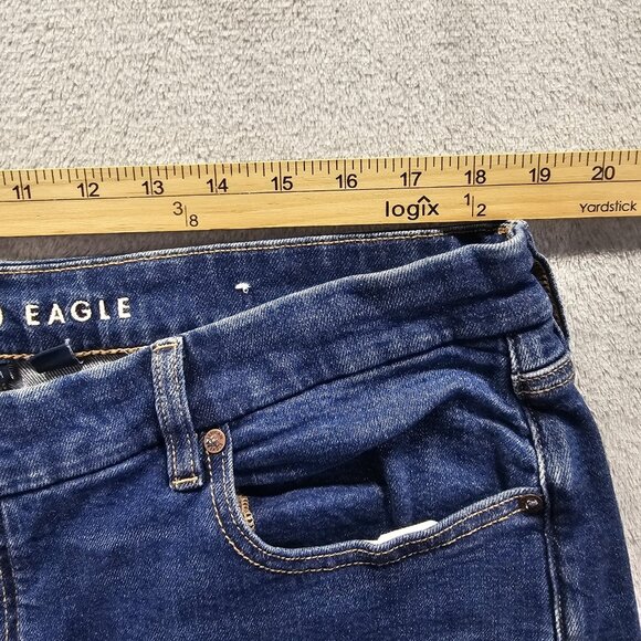 American Eagle Outfitters Blue Straight Leg Jeans - Picture 8 of 11